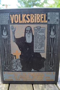 Duitse Volksbijbel Deutsche Volksbibel 1912 mooie ill.