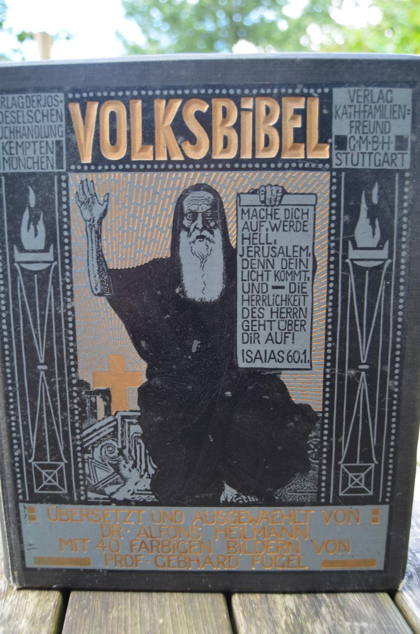 Duitse Volksbijbel Deutsche Volksbibel 1912 mooie ill.