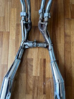 Uitlaat set  2 in 1  honda 750 rc42    seven fifty