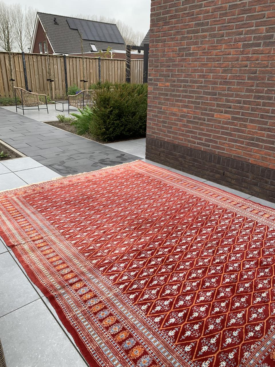 ✨Prachtige Sfeervolle Bohemian-Style Handgeknoopt Vloerkleed✨