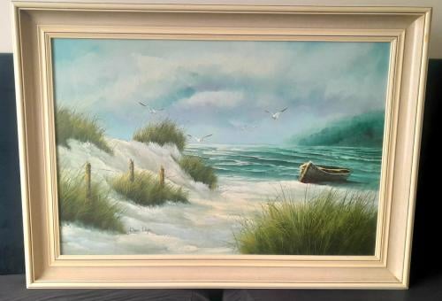 Mooi groot rustgevend Schilderij