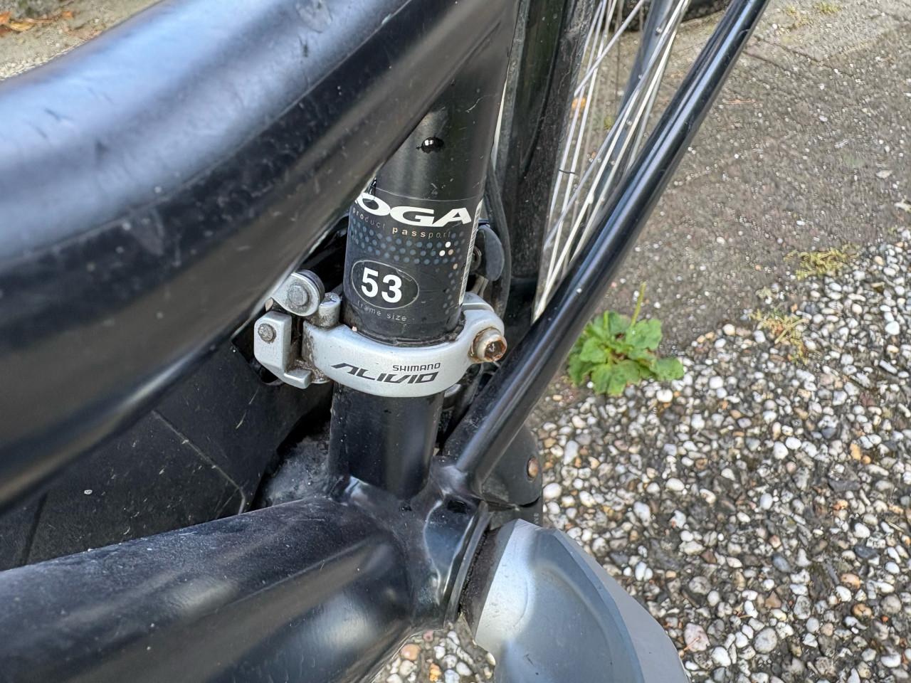 Koga Advance Solid Black 2 stuks, dame en heren fiets