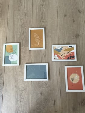 Fotolijstjes met abstracte afbeeldingen