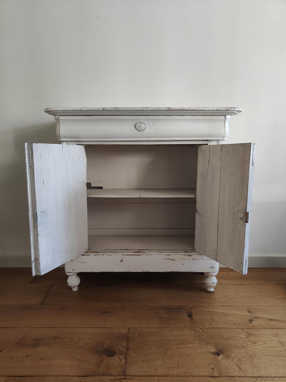 Brocante biedermeier kast