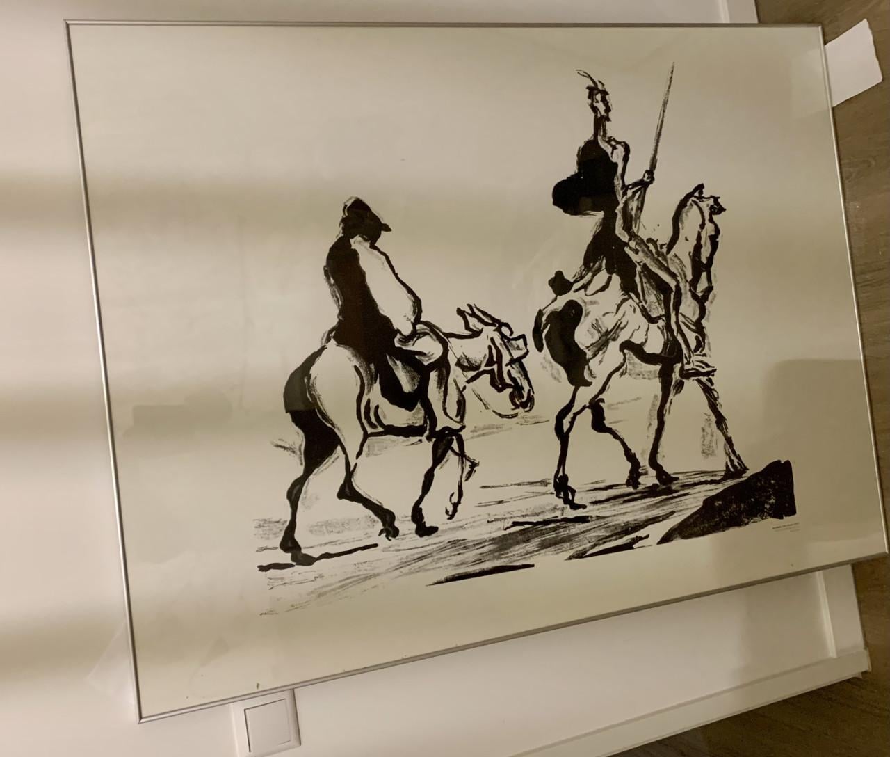 Ingelijste poster