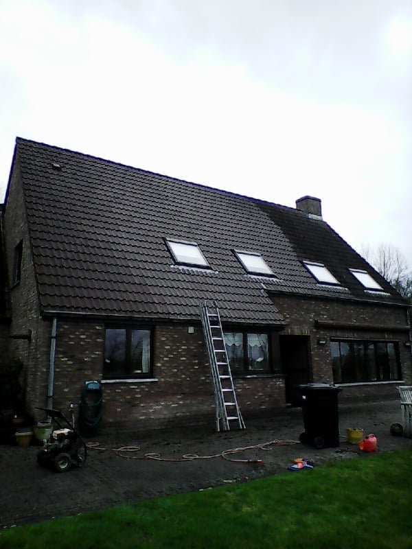 Dak en boeiboorden reiniging