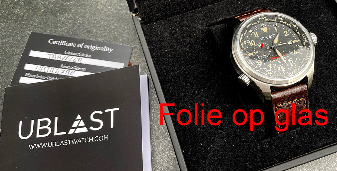 UBLAST traveler automatisch uurwerk. NIEUW