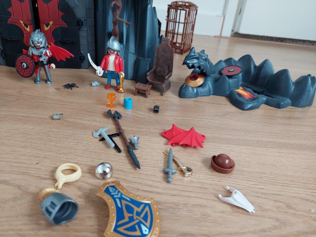 Playmobil draken kasteel en ridders