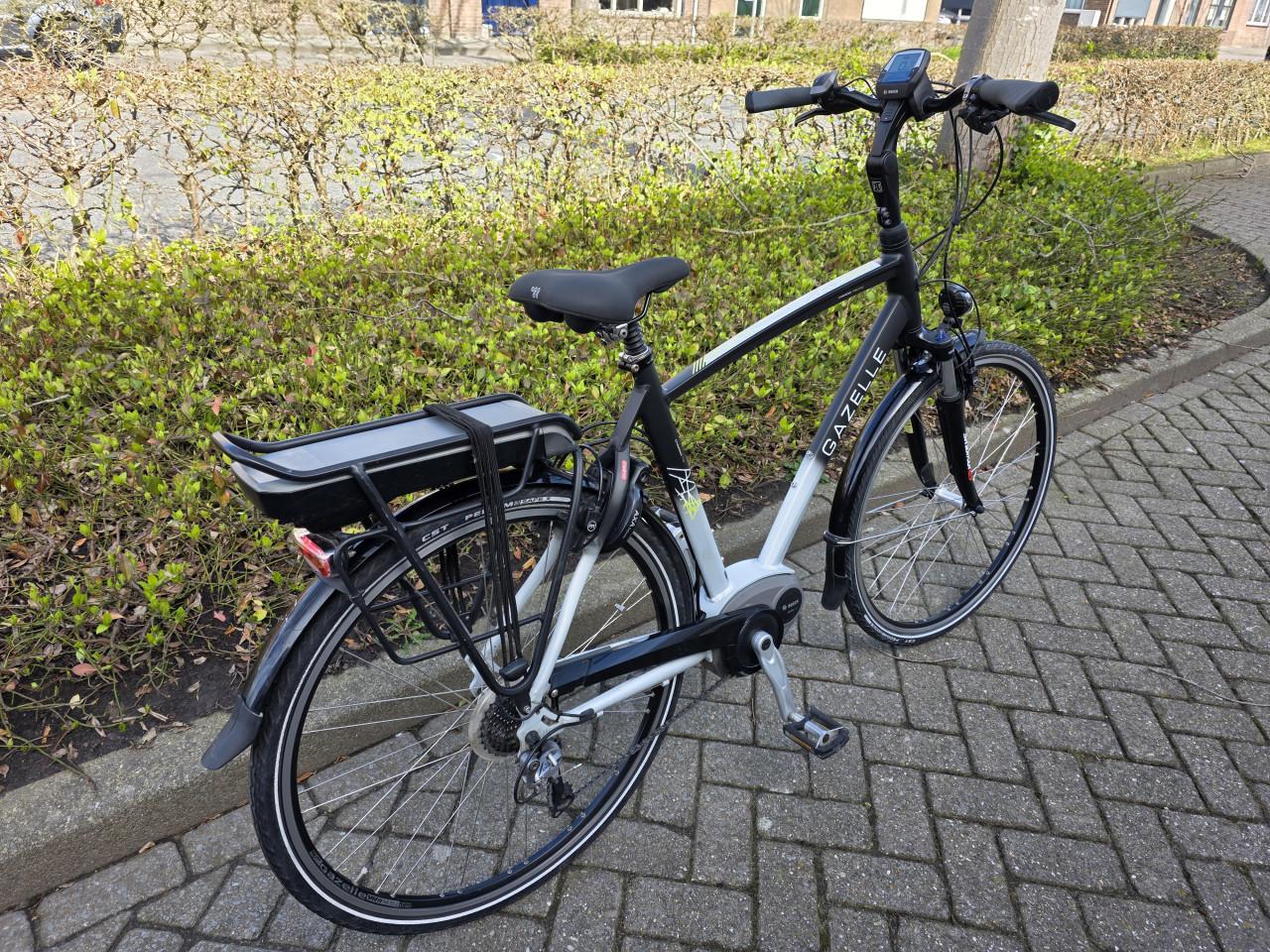 Schitterende Gazelle elektrische heren fiets met Bosch middenmotor