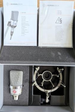 Neumann TLM 102 condensator studio microfoon + shock mount