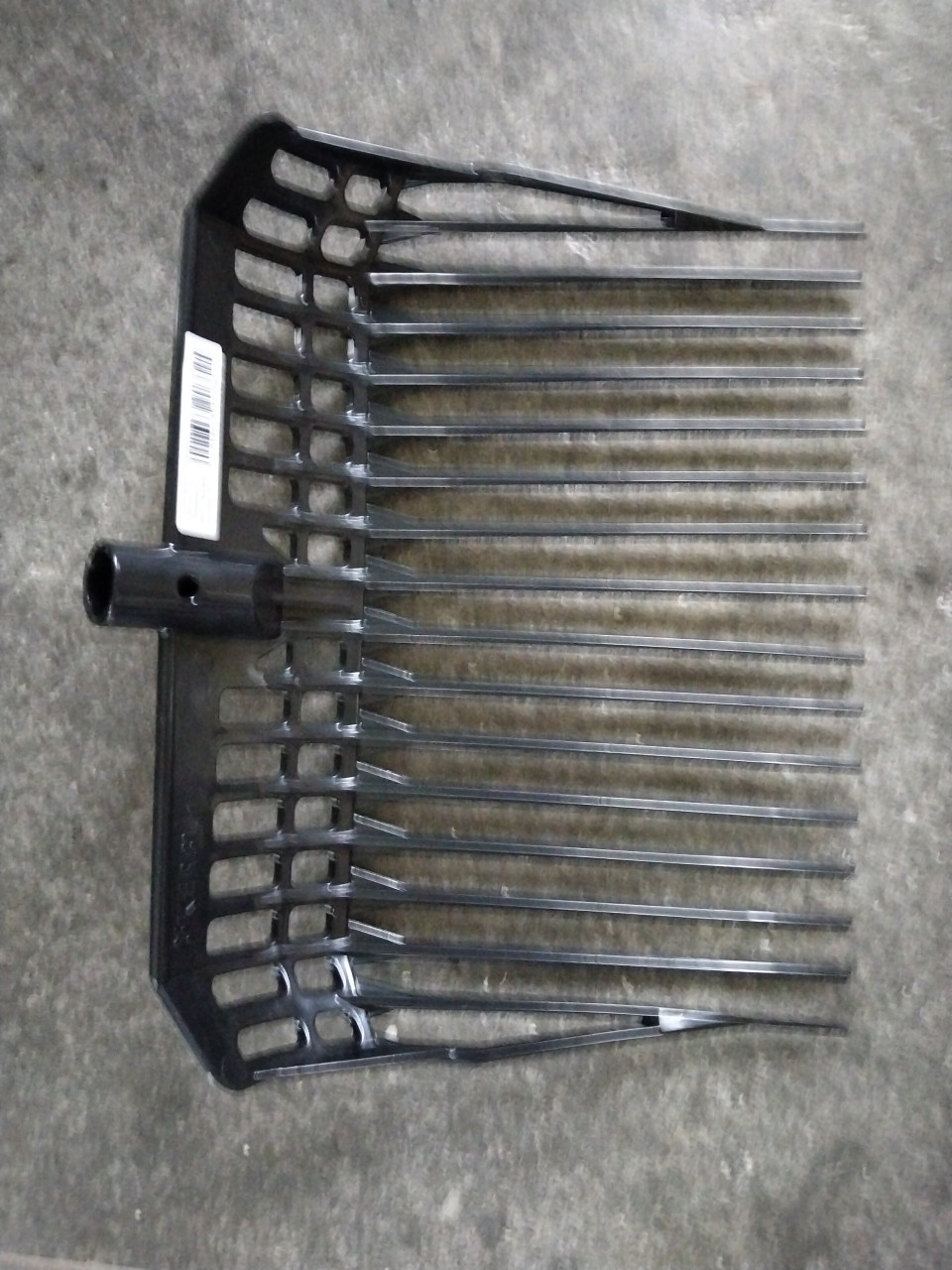 Mestvork met metalen of aluminium steel