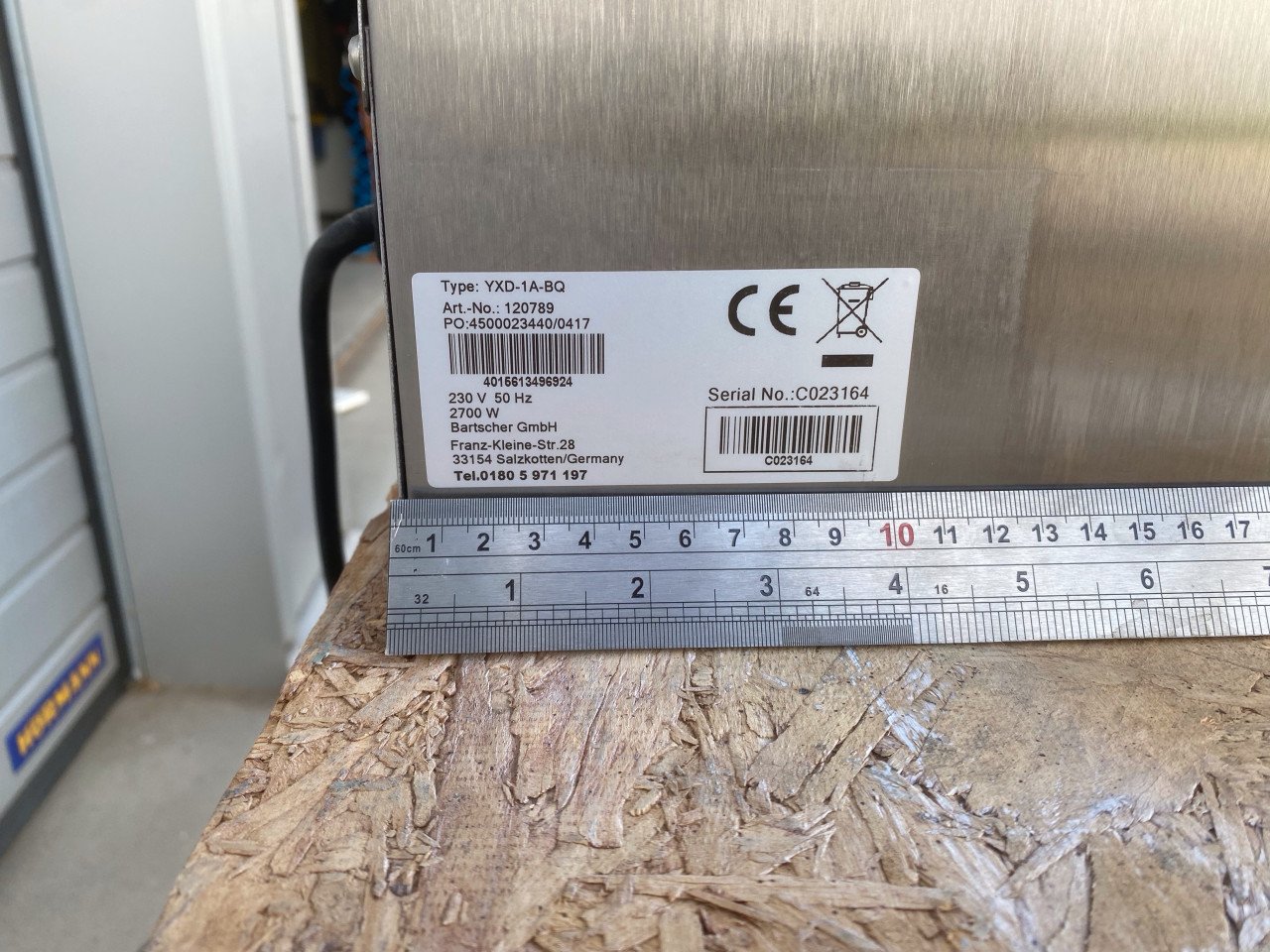 Slagroommachine