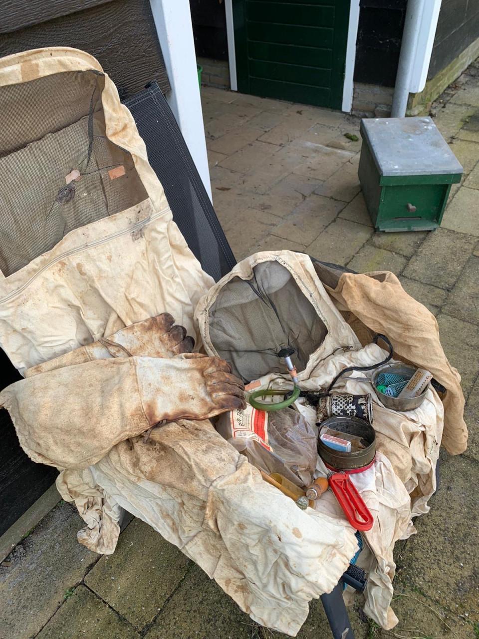 Imker attributen voor bijen houden