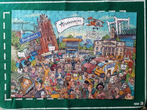 Cartoon Puzzel Dordrecht editie.