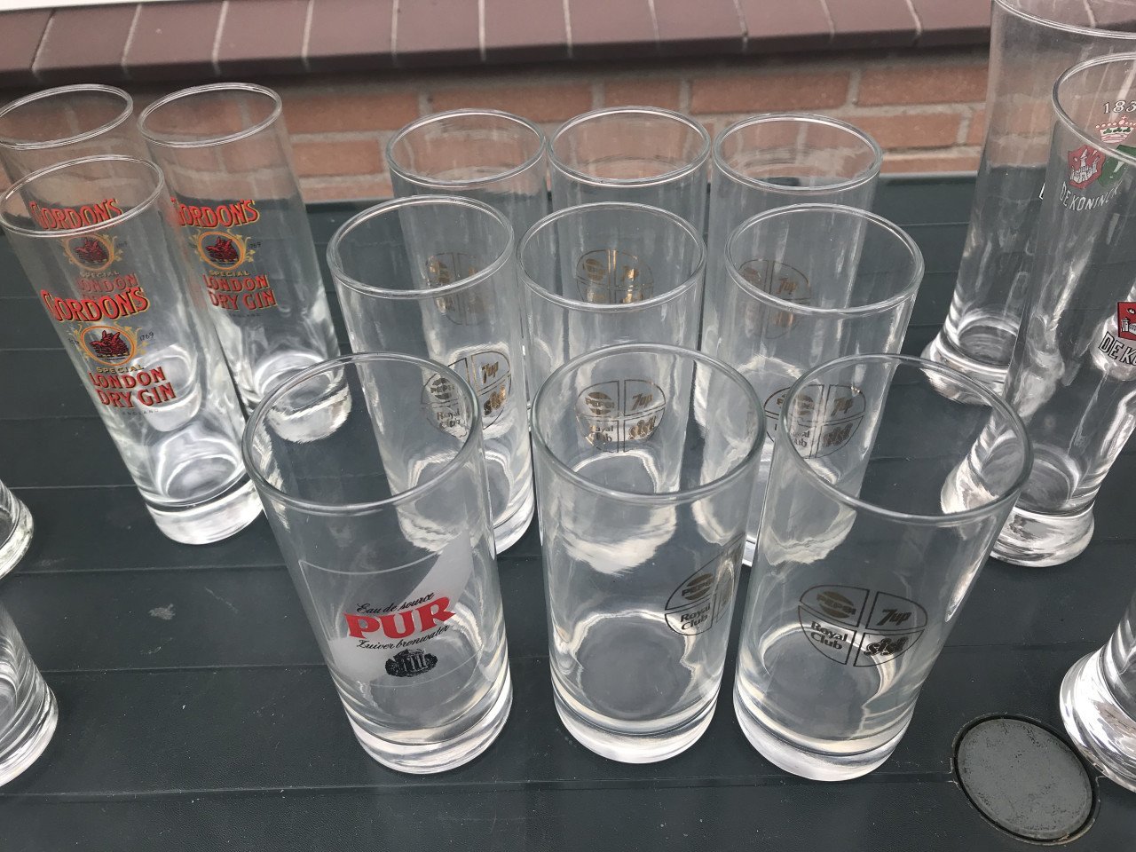 Glazen,bier,limonade,diverse merken