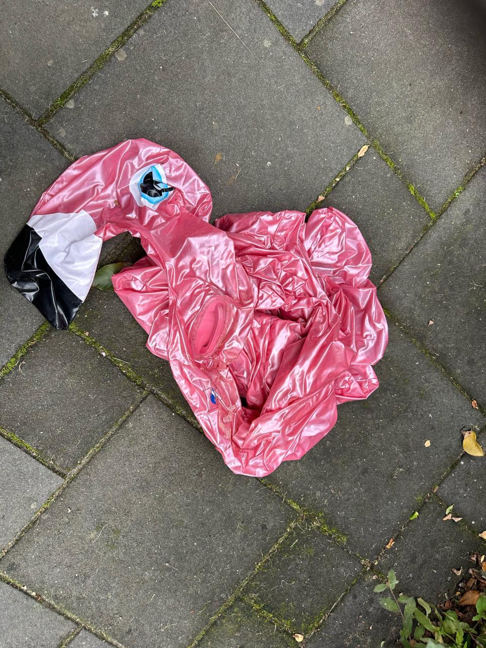 Opblaas flamingo