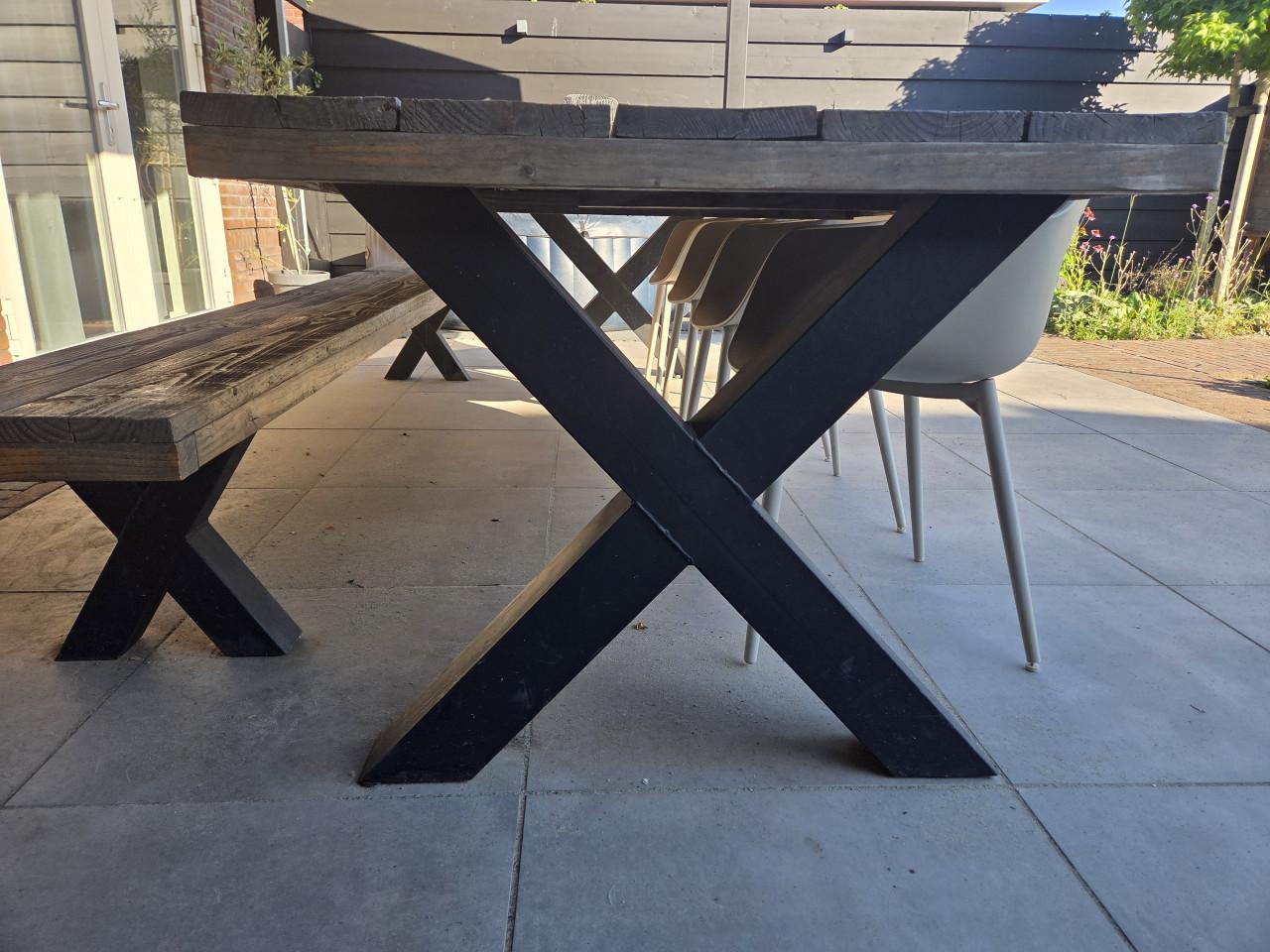 Douglas tuintafel 3m met bankje