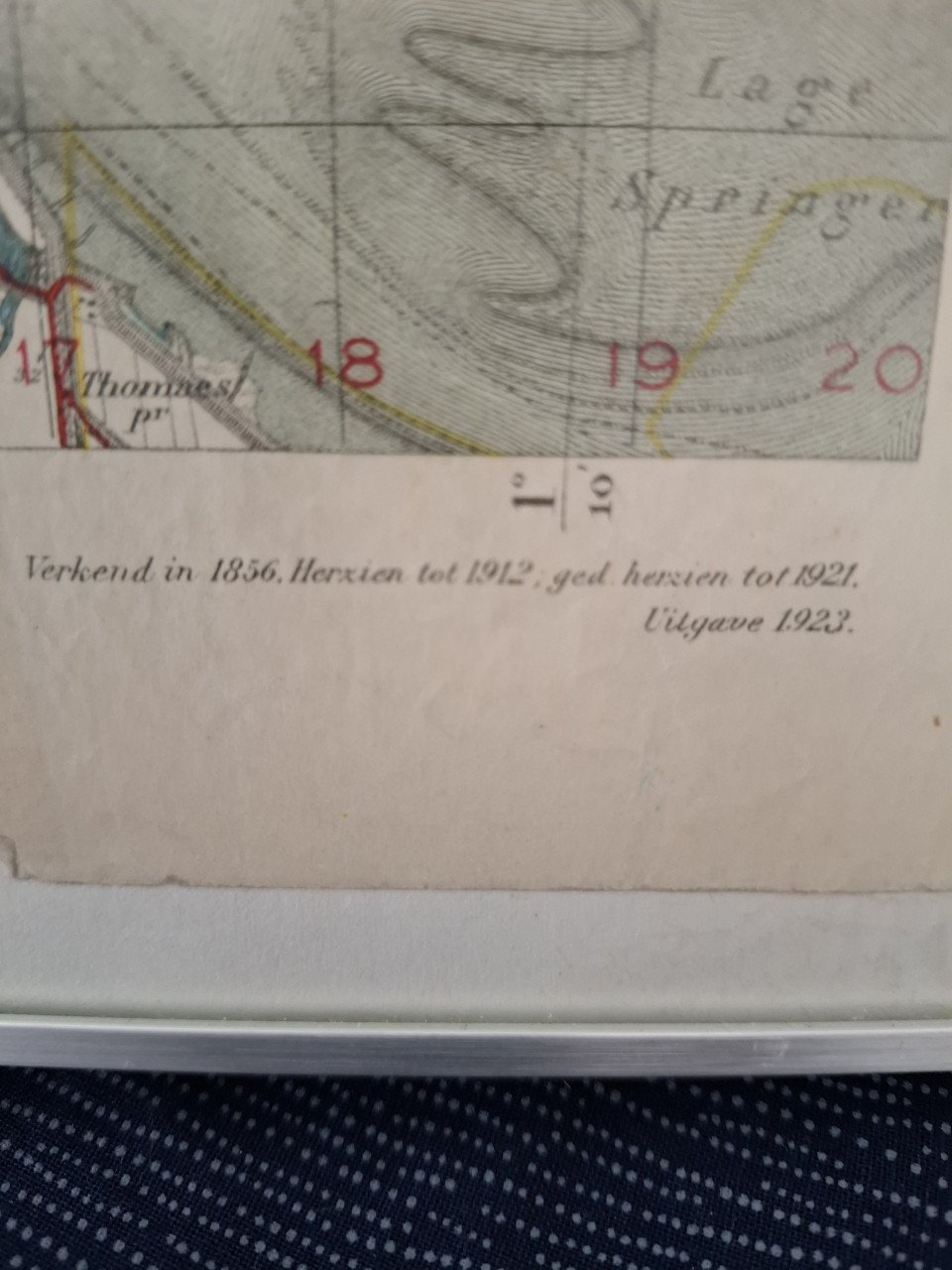 Topografische overzichtskaart van Walcheren en Breskens– situatie 1912 –