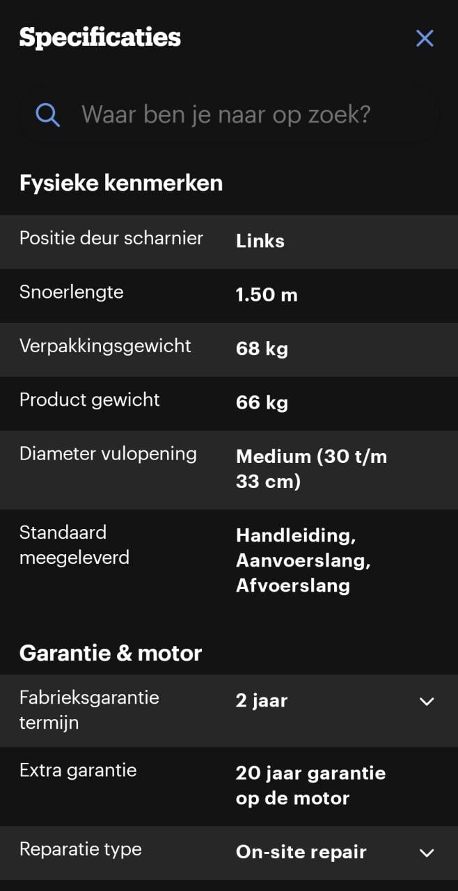 Samsung super speed WW90DG6U25LEU3 6000 serie