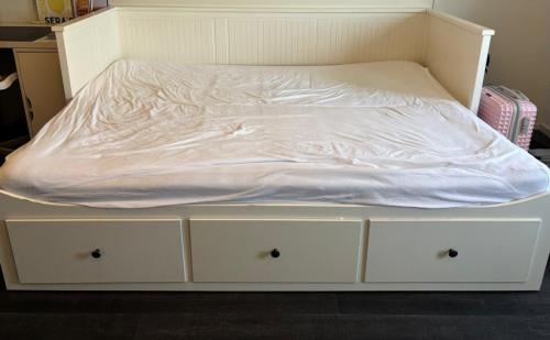 Bedbank ikea hemnes met 3 lades