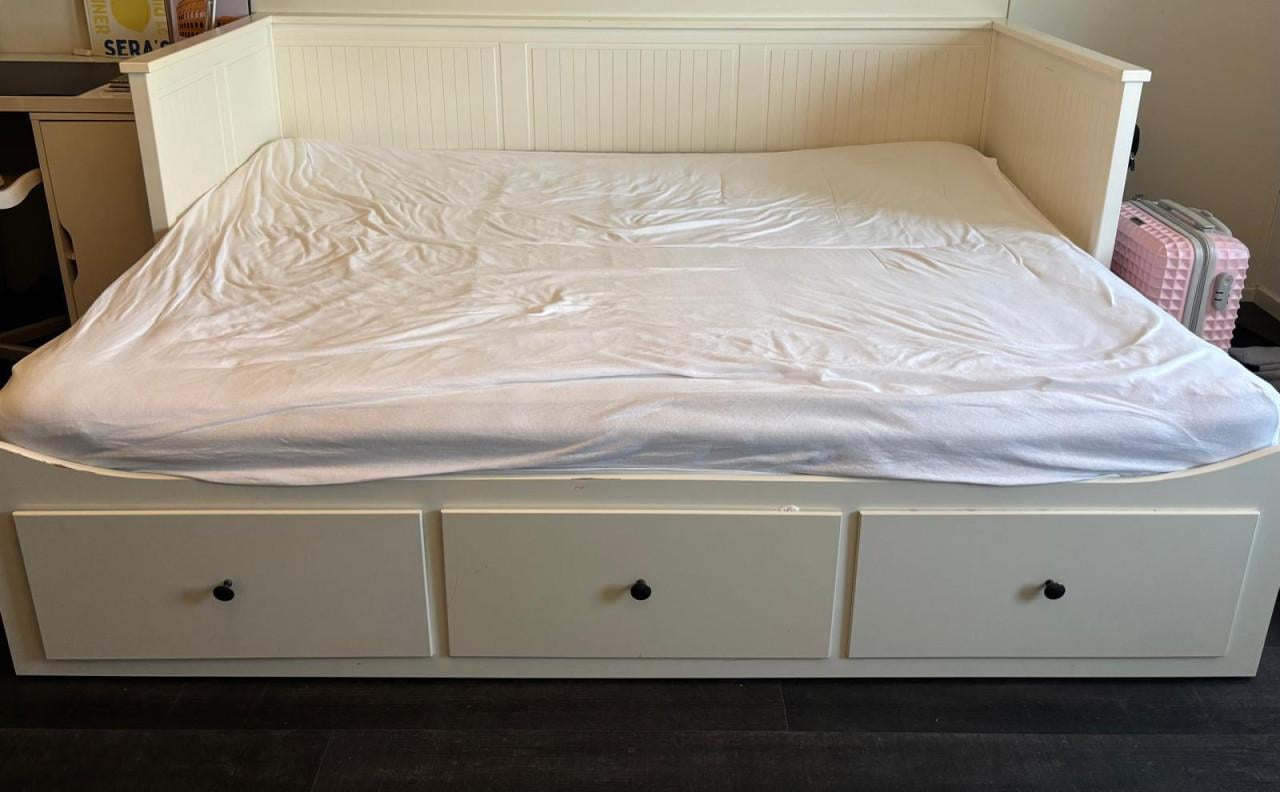 Bedbank ikea hemnes met 3 lades