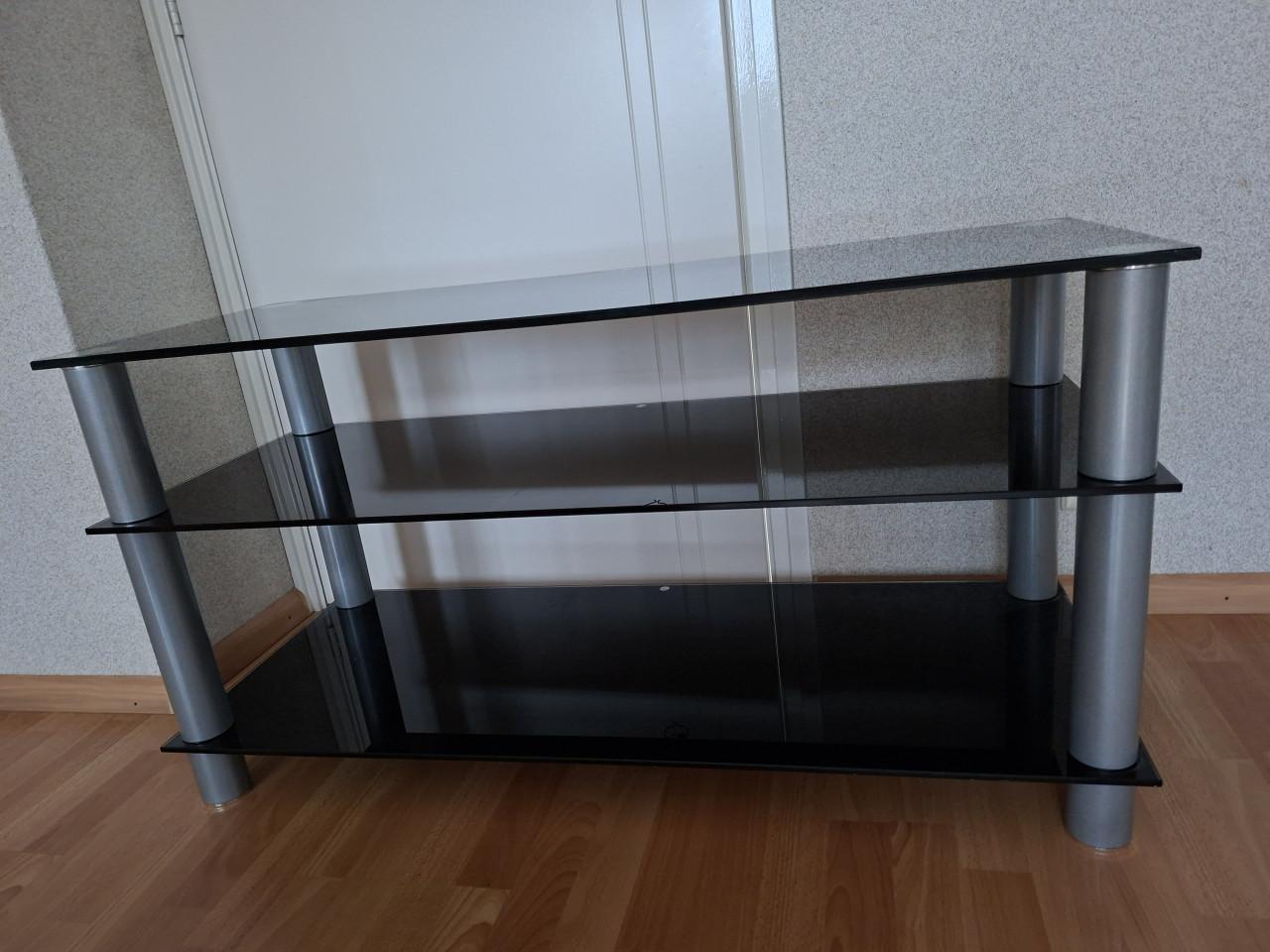 Ikea meubeltje -zwart glas-
