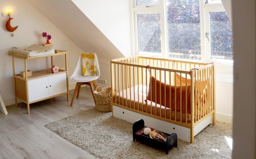 Commode en kinderbedje Petit Amelie hout
