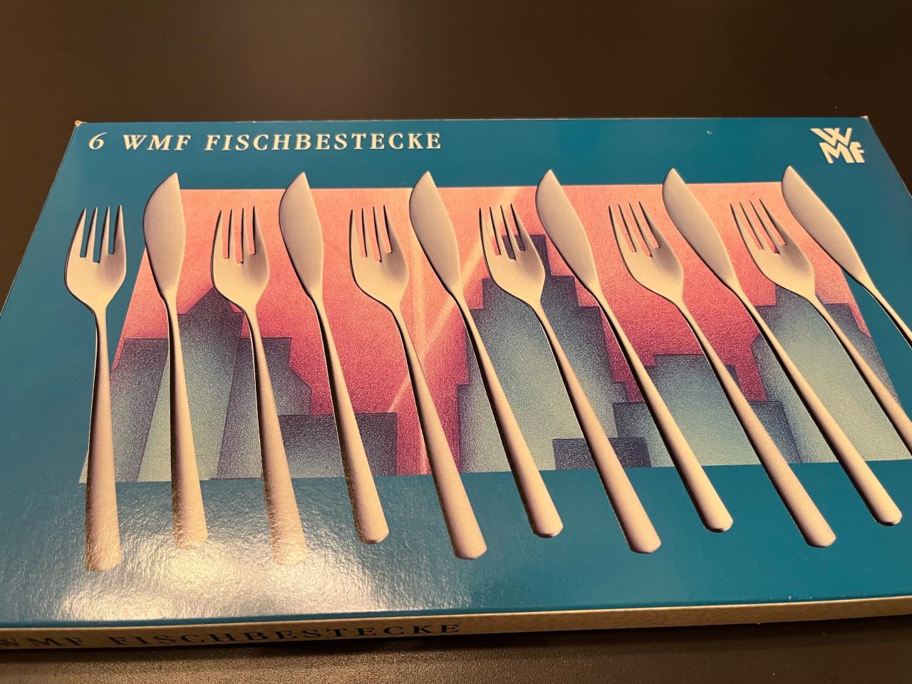 WMF visbestek set - 6 personen - RVS18/10