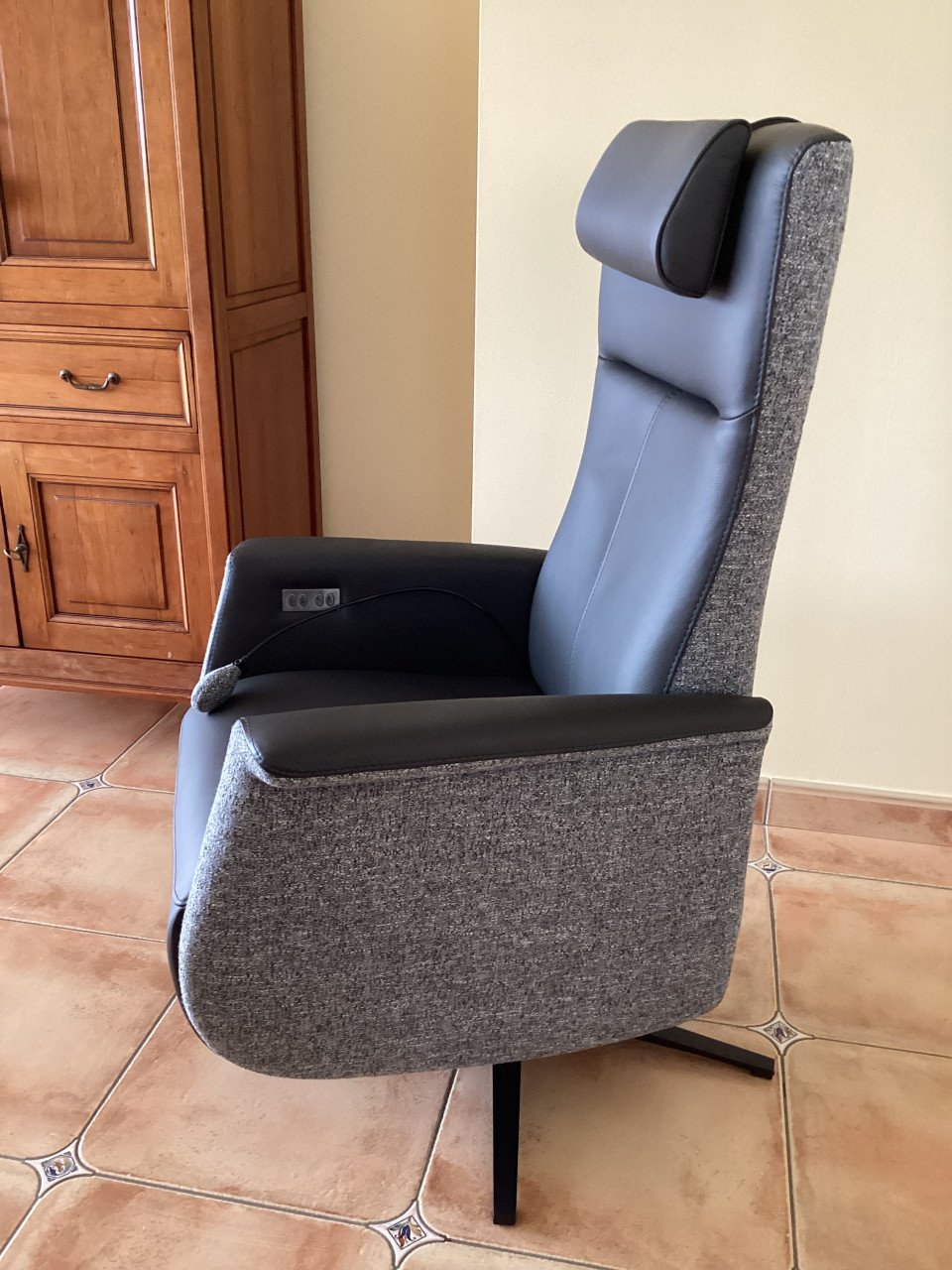 Luxe Prominent relax Toscana sta-op stoel (absolute nieuwstaat)