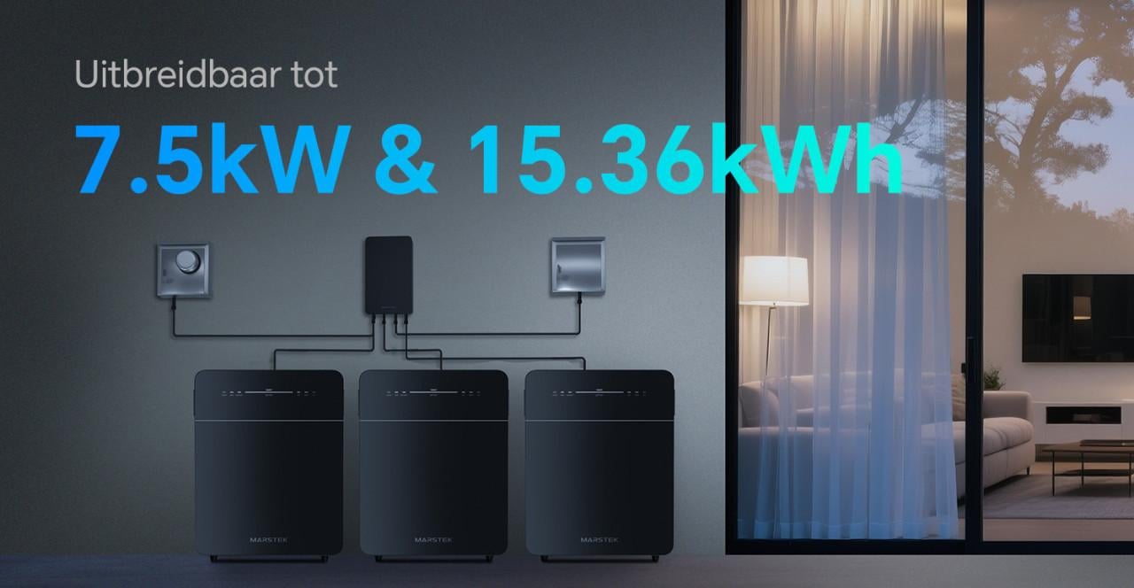 Marstek Venus E 3.0 Batterij 5kWh Thuisbatterij Plug&Play