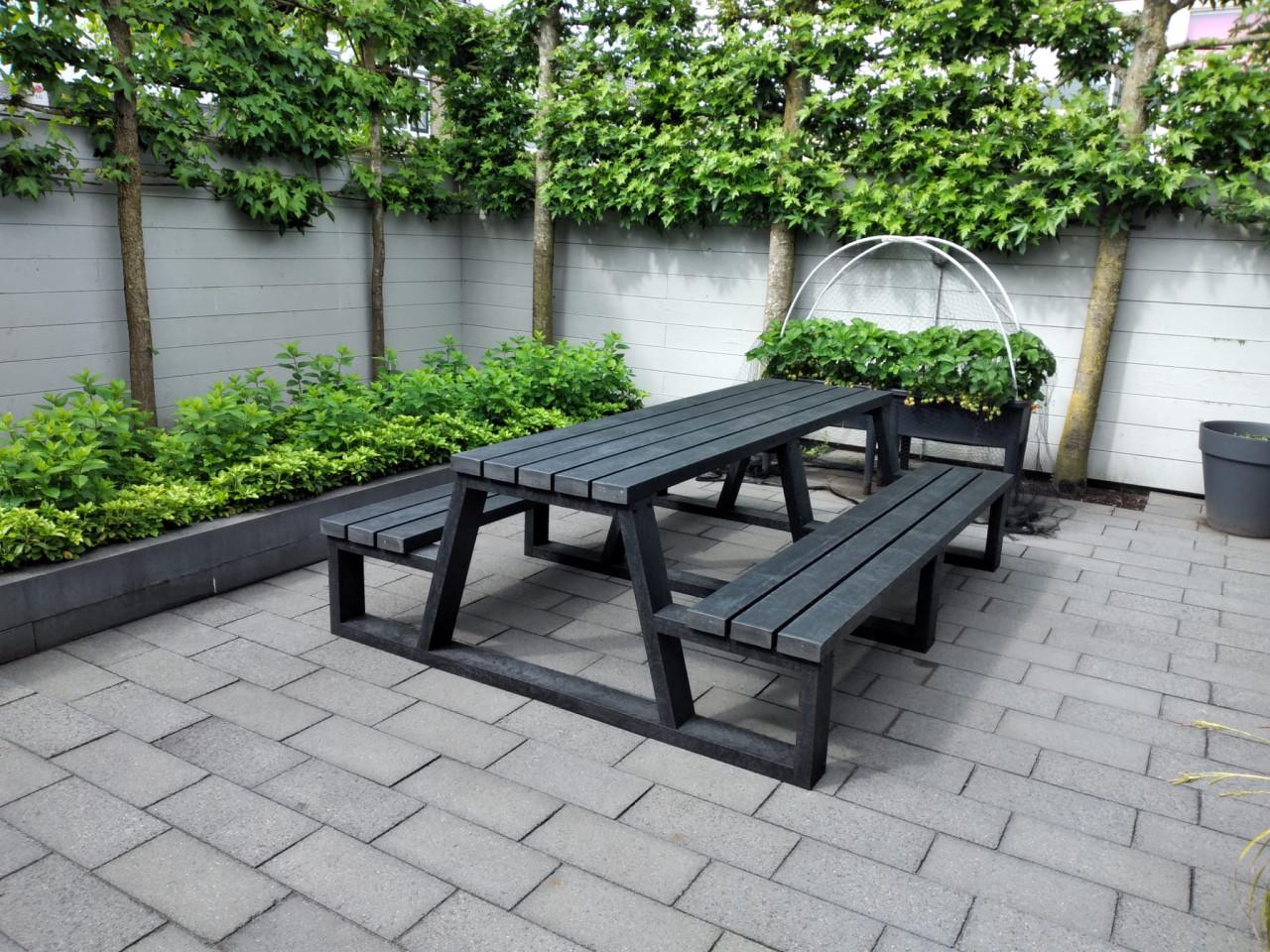 Picknicktafels - Hout - Staal/douglas en Kunststof