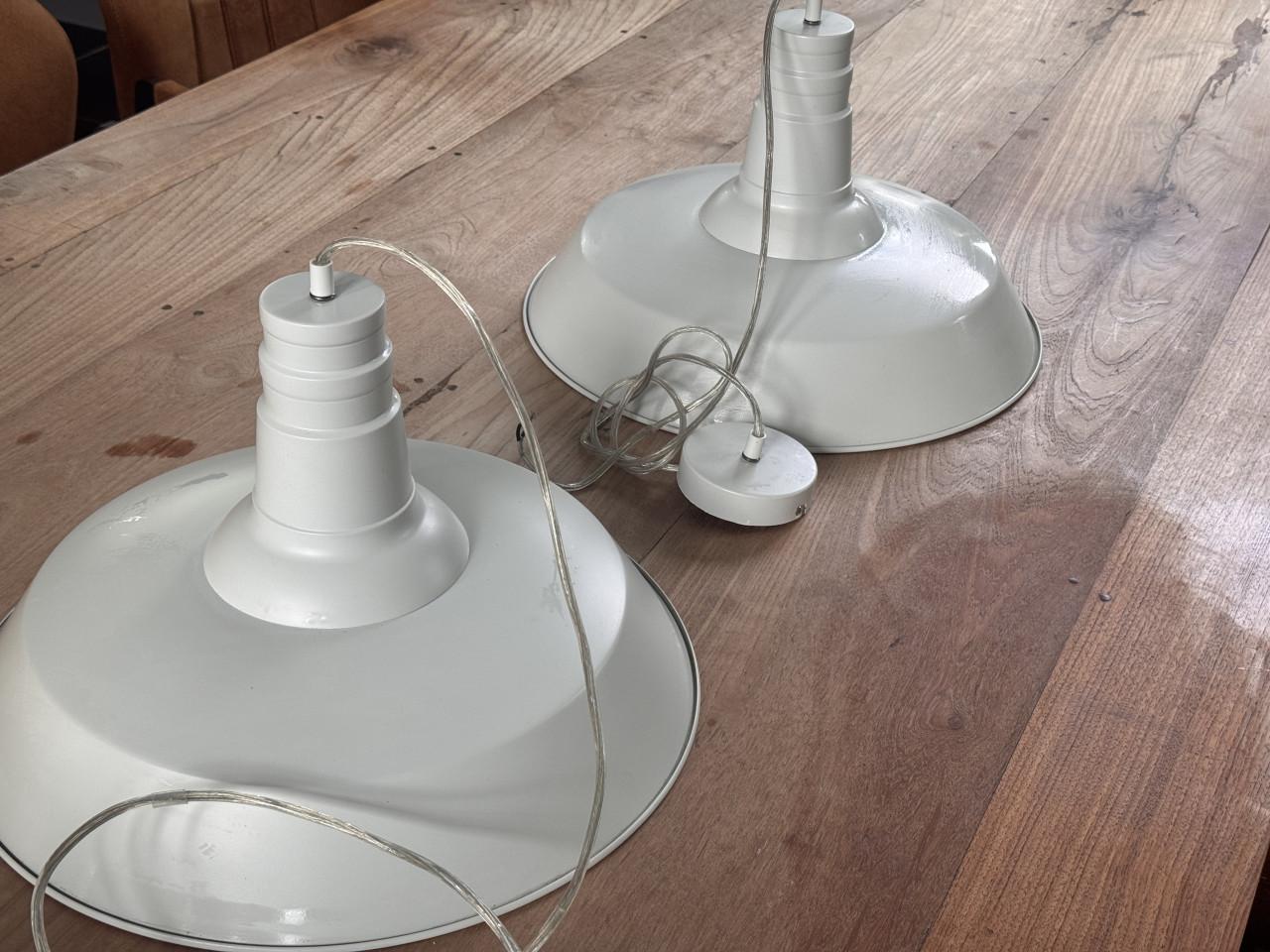 2 x Eettafel lampen