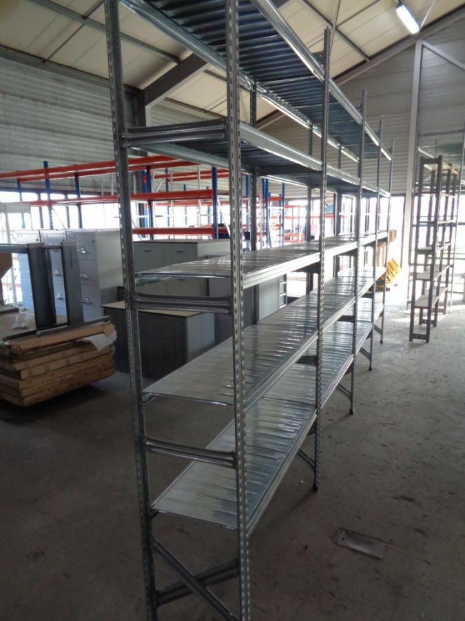 Gebruikte verzinkte magazijnstelling in diverse maten