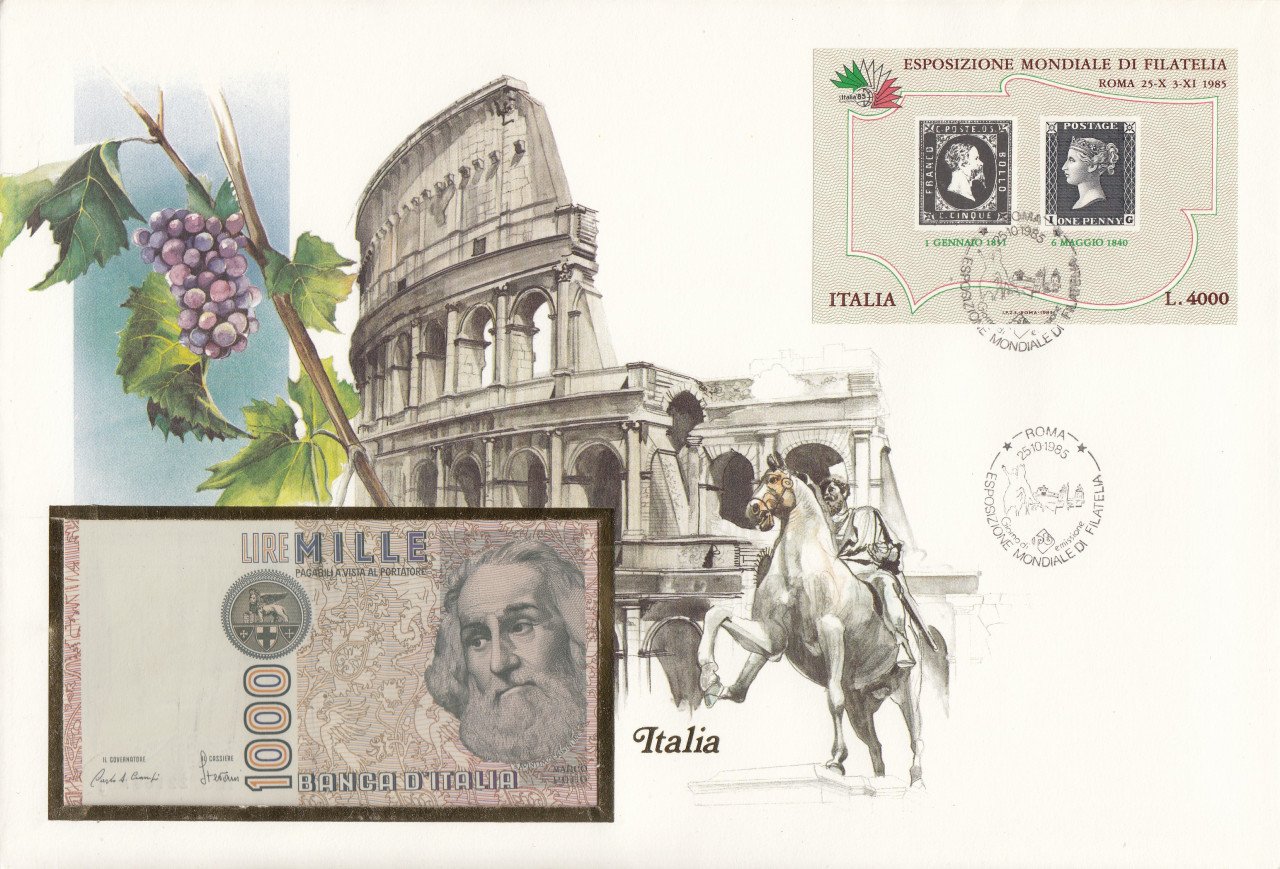 Muntbiljet Italia
