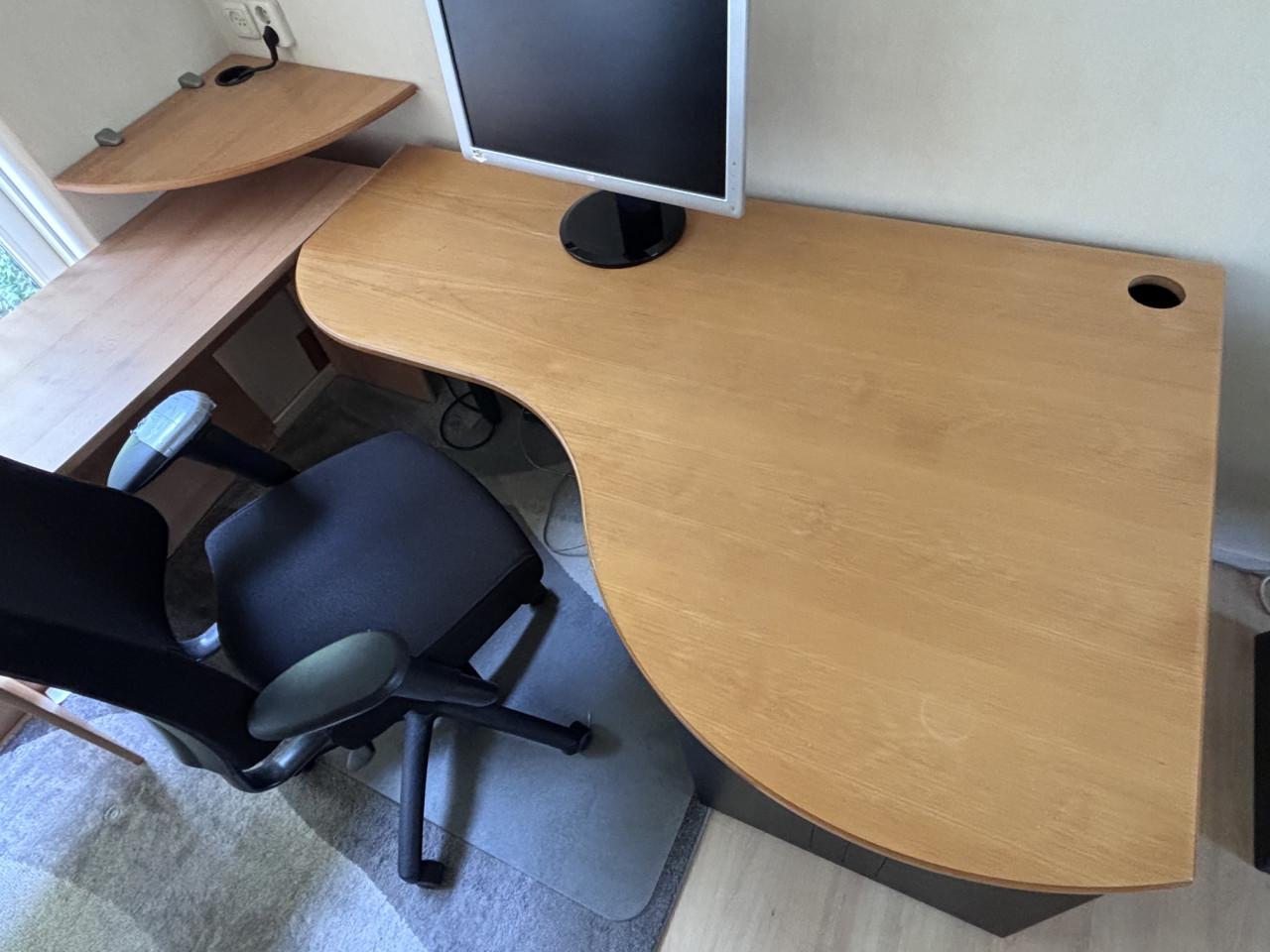 Bureau beuken - zwart