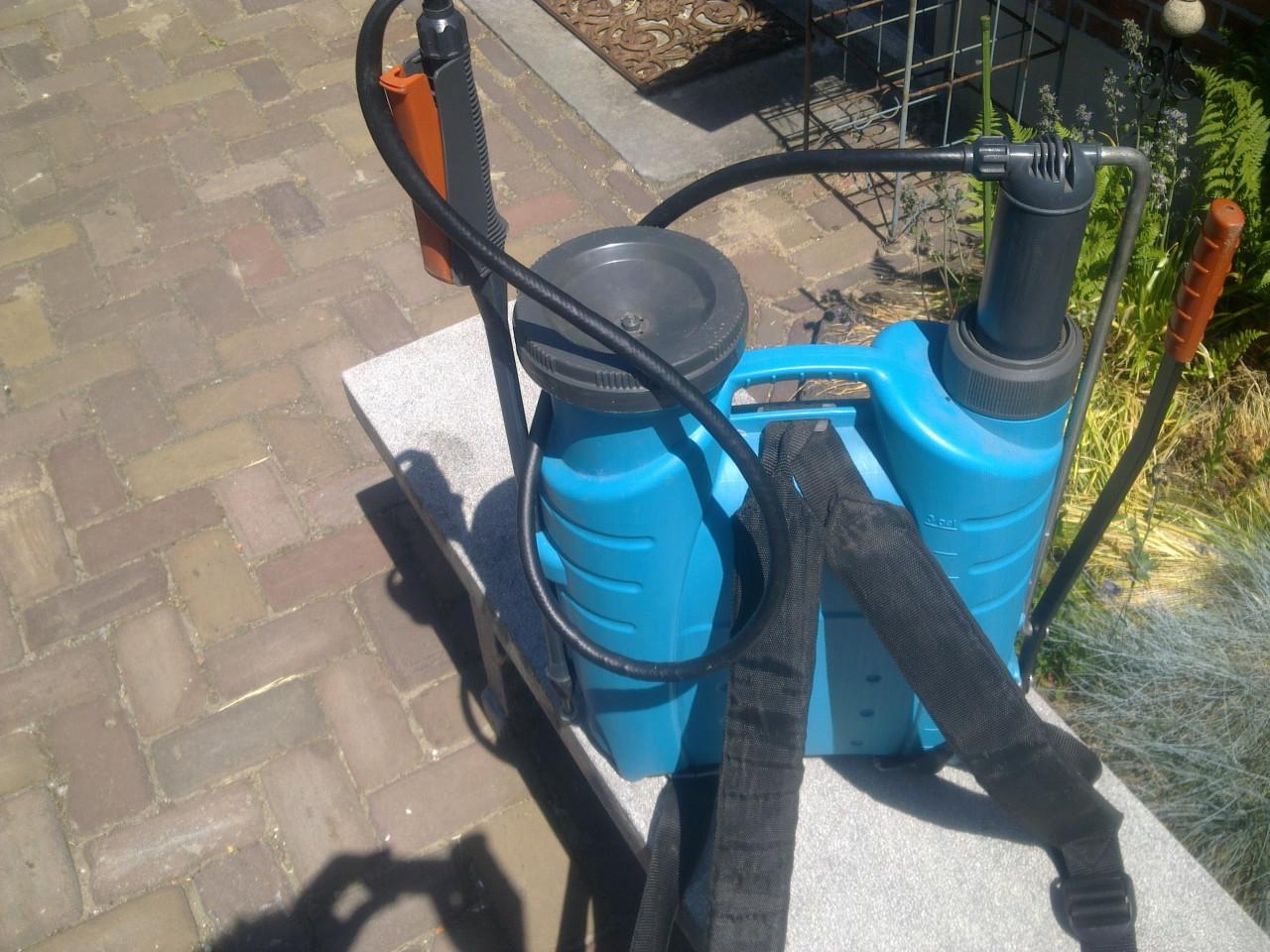 Gardena rugspuit 10 euro