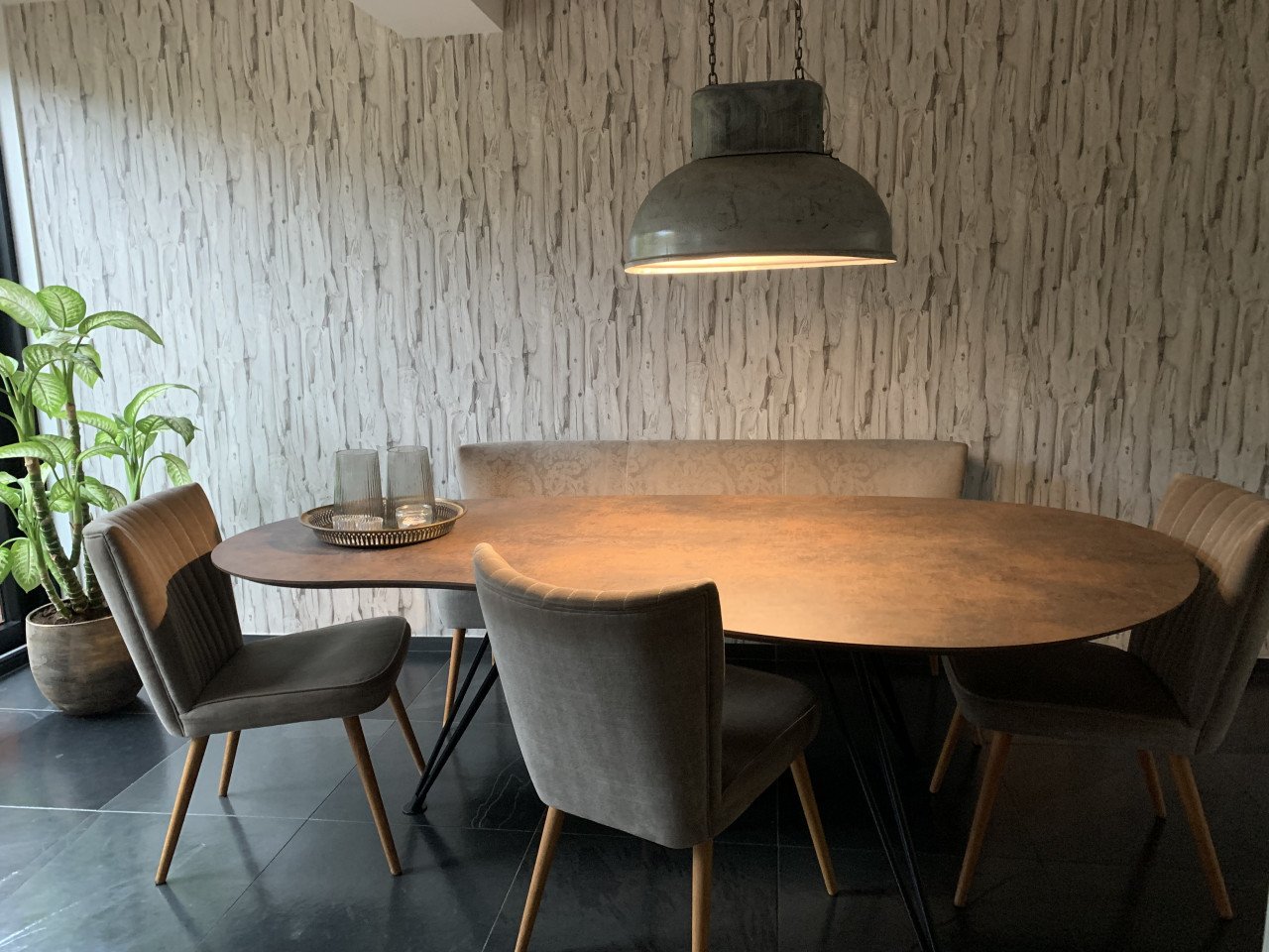 Prachtige industriële lamp
