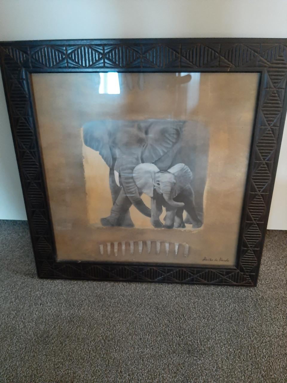 Wanddecoratie olifant