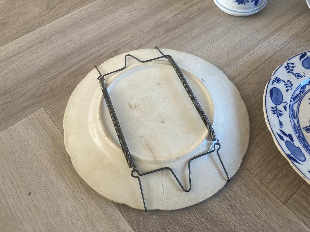 8 stuks Porcelein regout zwiebelmunster