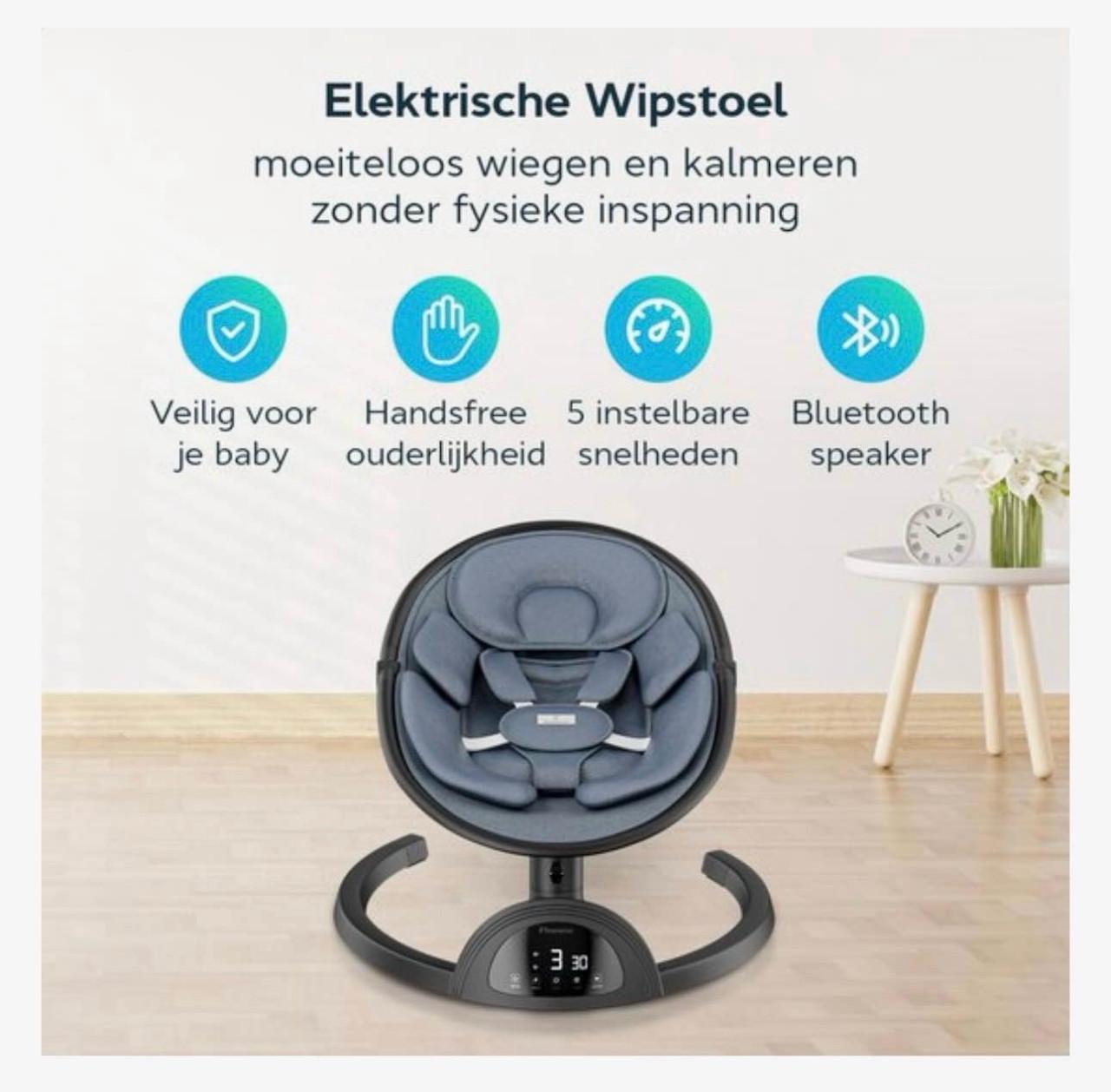 Flowsense Elektrische Wipstoel voor Baby's - Baby Swing
