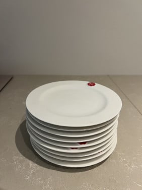9 nieuwe DE gebaksbordjes - nog nooit gebruikt