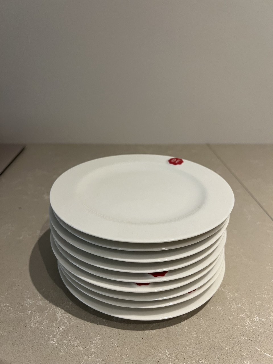 9 nieuwe DE gebaksbordjes - nog nooit gebruikt