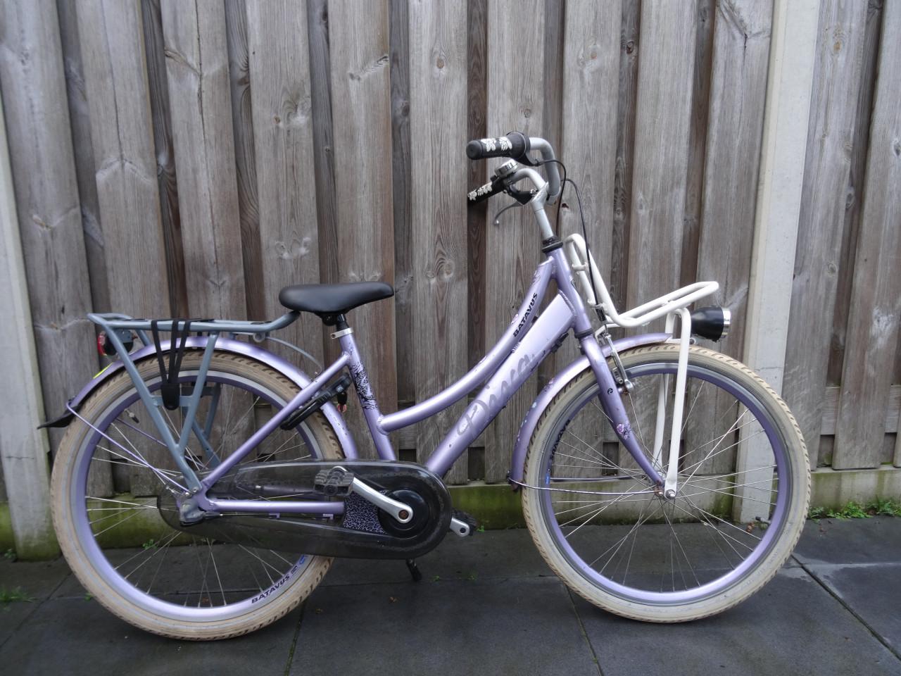 🚲💜 Batavus Diva 24 inch Transport Meisjesfiets – Lila