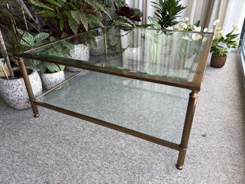Glazen salontafel