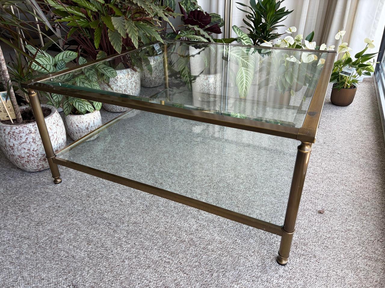 Glazen salontafel