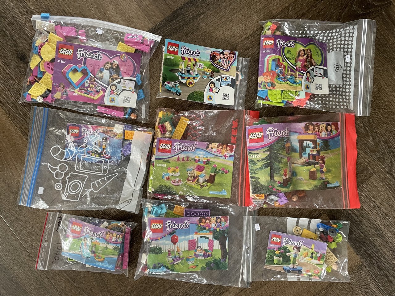 Vakantie koopje 9 setjes Friends Lego van €30 voor €10