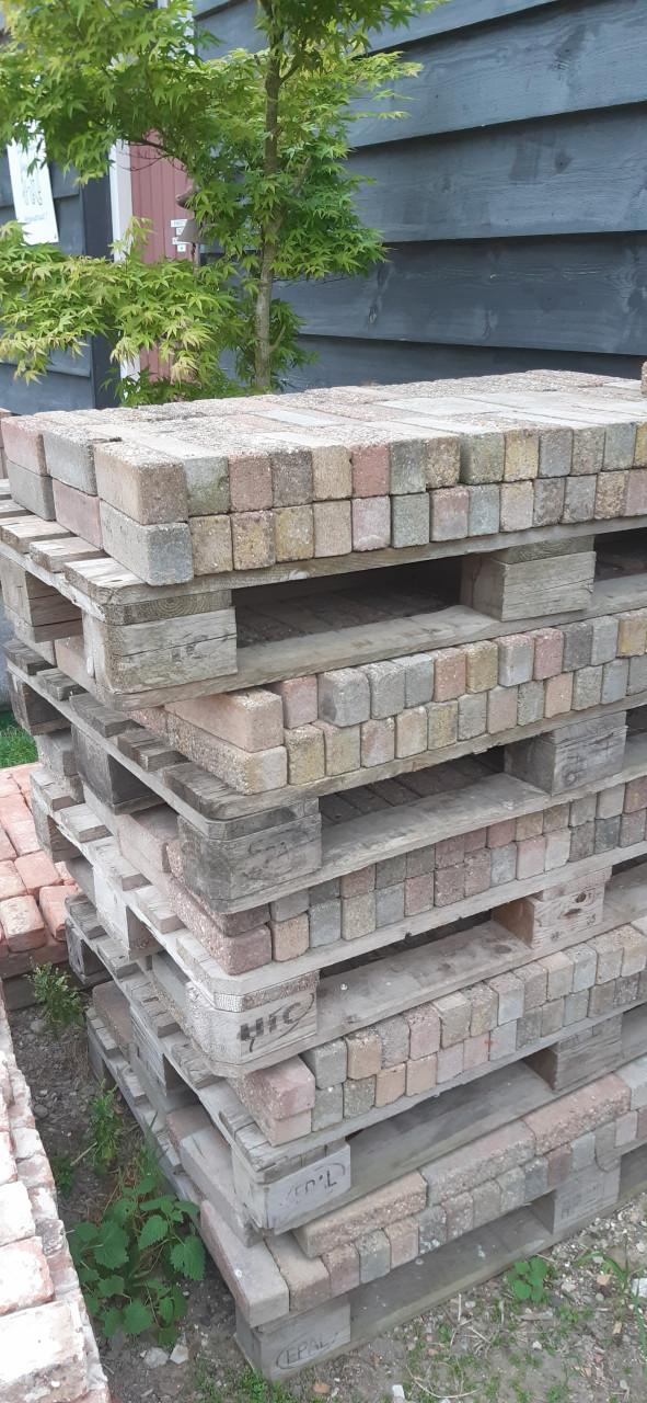 Gekleurde beton klinkers