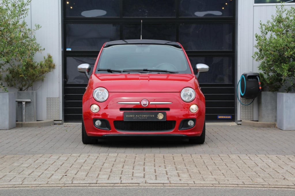 Fiat 500 1.2 500s - leder/alcantara - sport - h&r - aux/usb - nieuwe koppel