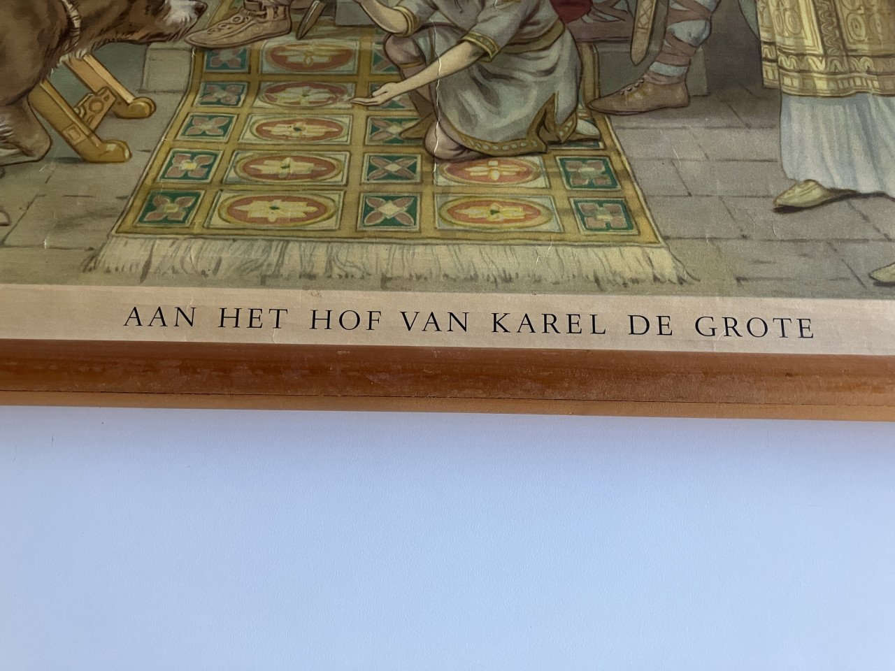 Oude schoolplaat / wandplaat