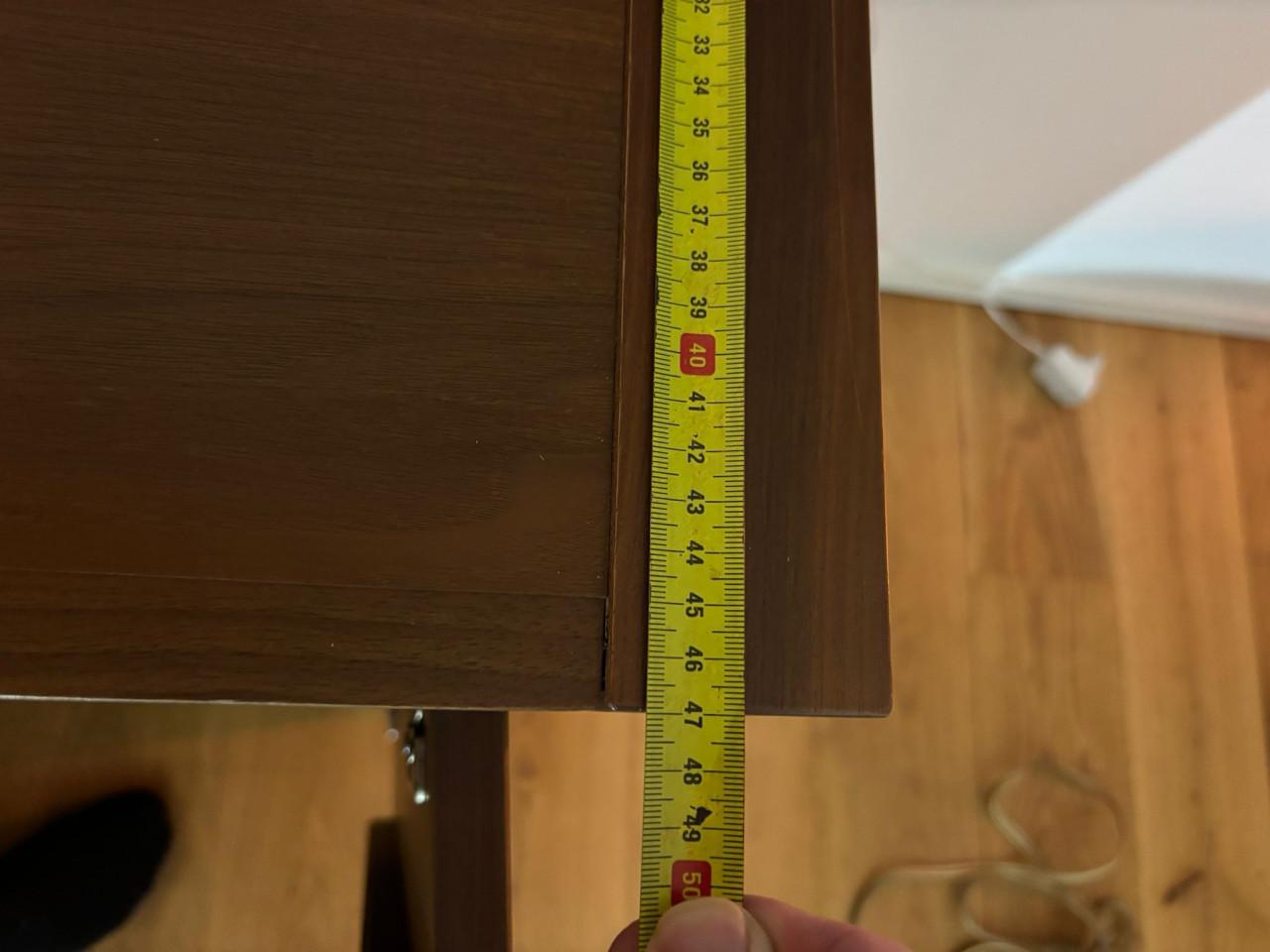 Mooi notenhouten modern dressoir